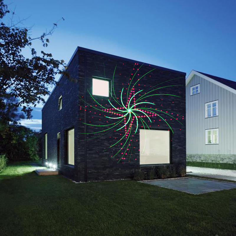 The Newest Long Range 16 Images Big Patterns Outdoor and Indoor Laser Projection