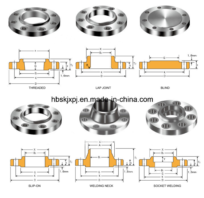 ANSI/JIS/En1092-1/DIN/GOST/BS4504/ Flanges/Gas Flange /Oil Flange/Pipe Fitting Flanges / Manufacturer