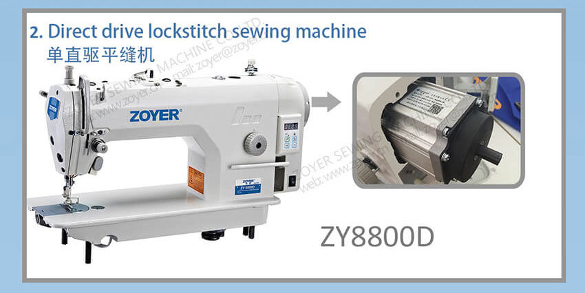 Zy8700 Zoyer High Speed Lockstitch Industrial Sewing Machine