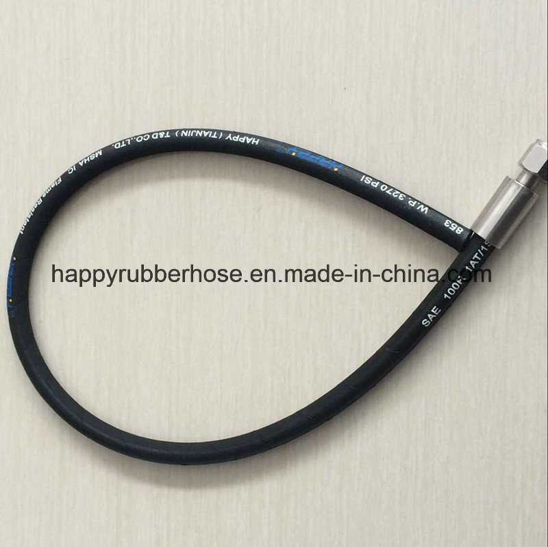 High Pressure Single Steel Wire Braid Reinforced Hydraulic Hose R1/1sn