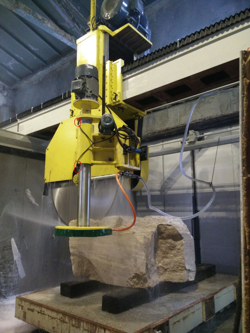 Vertical and Horizontal Multi-Blade Block Cutter for Marble, Granite