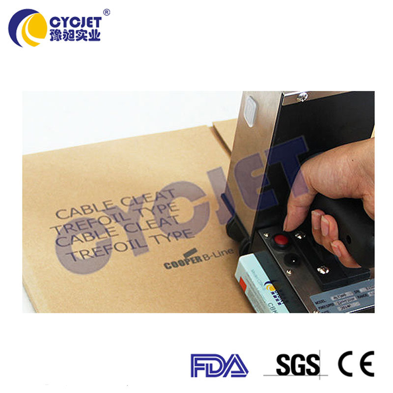 Cycjet Alt360 Economic Manual Marking with Rechargeable Handheld Inkjet Marker on Carton