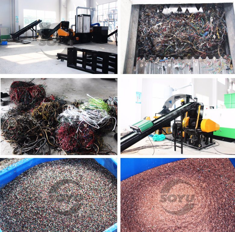 Scrap Copper Wire Shredder for Sale /Copper Wire Crusher/Copper Wire Granulator