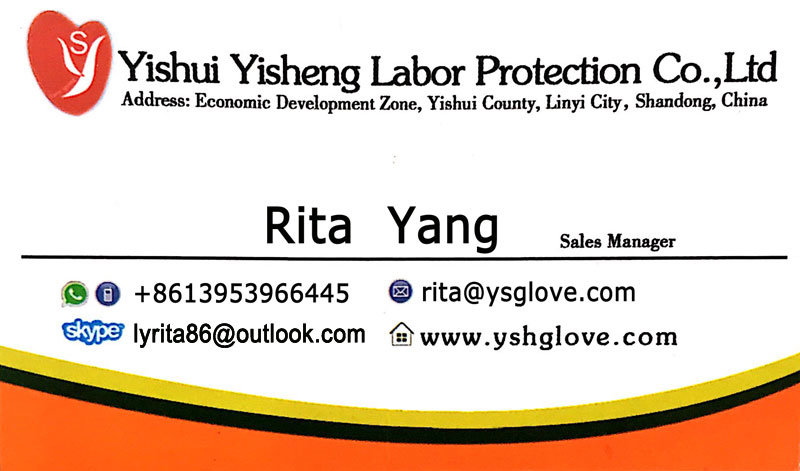 Latex Coated Safety Gloves Double Color Orange Yellow