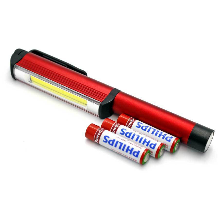Portable Mini LED Magnet COB Inspection Work Light Lamp Multifunction COB LED Mini Pen COB Work Flashlight COB Square