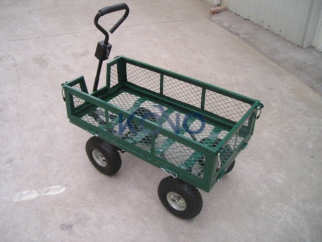 Wire Mesh Wagon Garden Cart with New Design