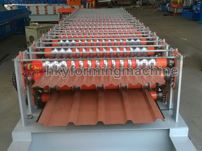 High Quality Steel Tile Double Layer Roll Forming Machine