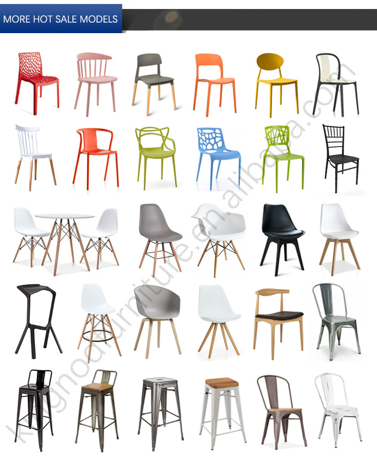 Modern Light Weight Stackable Plastic Chair