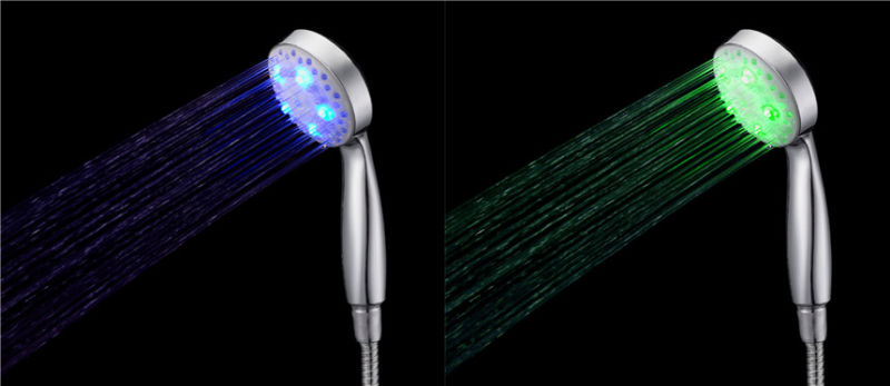 LED Shower Head with Tempreture Shower on Arm (HY803)