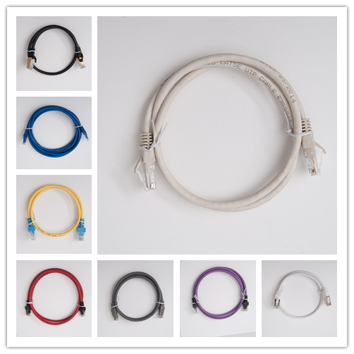 Grey/Blue/Red/Yellow CAT6 Patch Cord