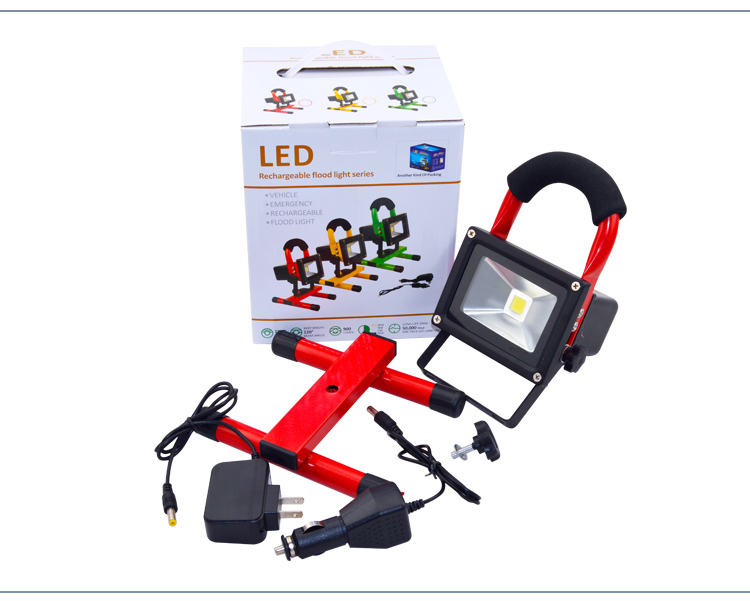 Emergency 10W/20W/30W LED Rechargeable Outdoor LED Floodlight