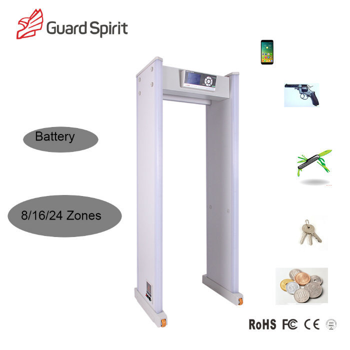 Battery Backup Walk Through Metal Detector Price (18, 24 Zones)