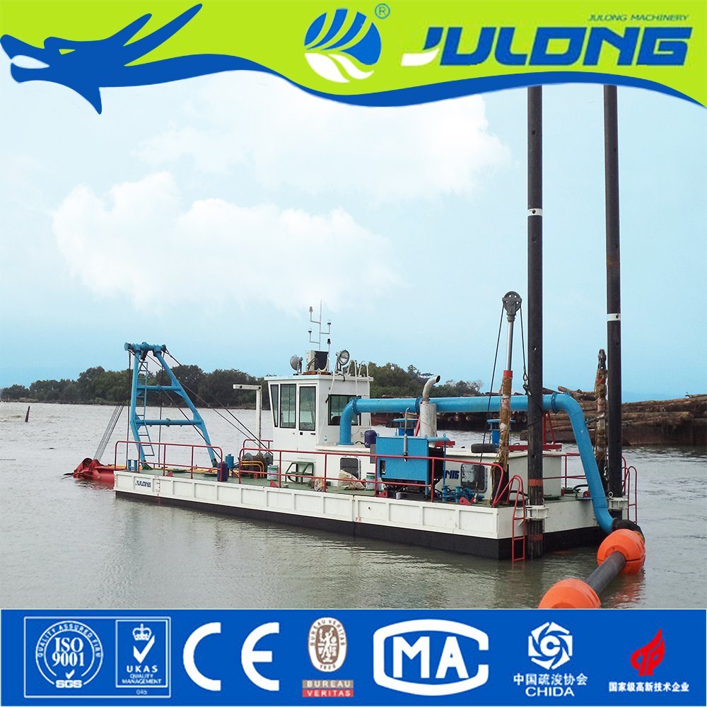 China Factory Julong Sand/Mud Cutter Suction Dredger/Machine