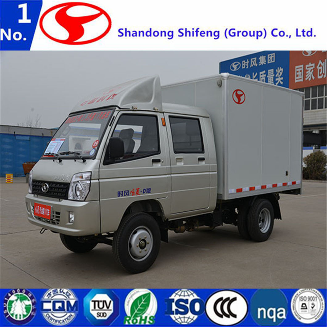 Light Truck Mini Box Van Truck for Loading 1.5 Tons