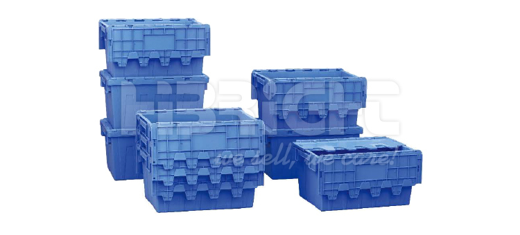 Fold up Collapsible Plastic Crate Used for Storage