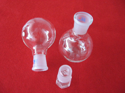 Hot Selling Clear Round Bottom Quartz Flask Quartz Glass Flask