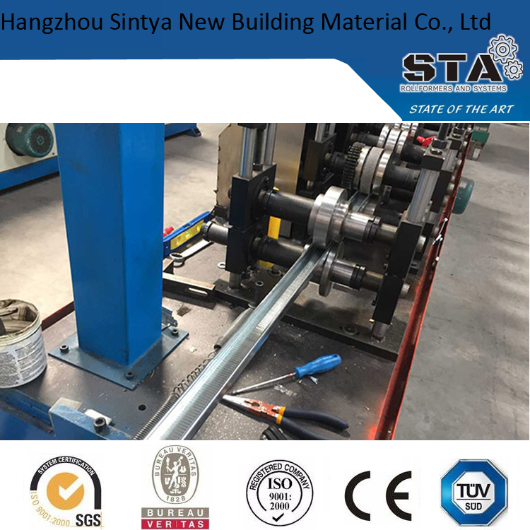 Structure T-Bar Steel Metal Stud and Track Roll Forming Machine