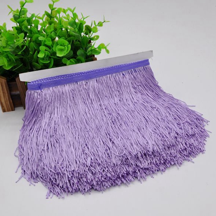 Wholesale 20cm High Qaulity More Colors Choice Polyester Fringe for Dress