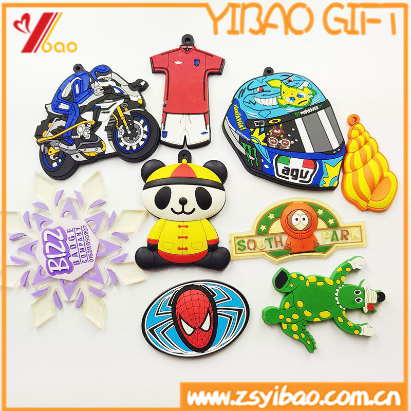 Factory Customized Material Silicone Rubber PVC 3D Fridge Magnet