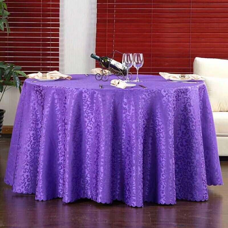 Artistic Pure Color Fabric Cloth Cover for Dining Table for Living Room/Restaurant/Hotel Banquet Hall