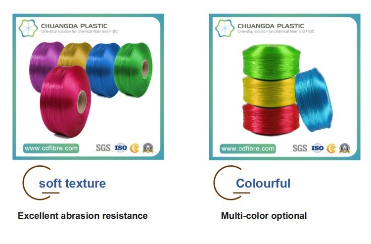 Polypropylene Colorful High Tenacity PP Multifilament Yarn