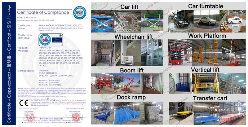 Basement Garage Car Lifting Equipment with CE