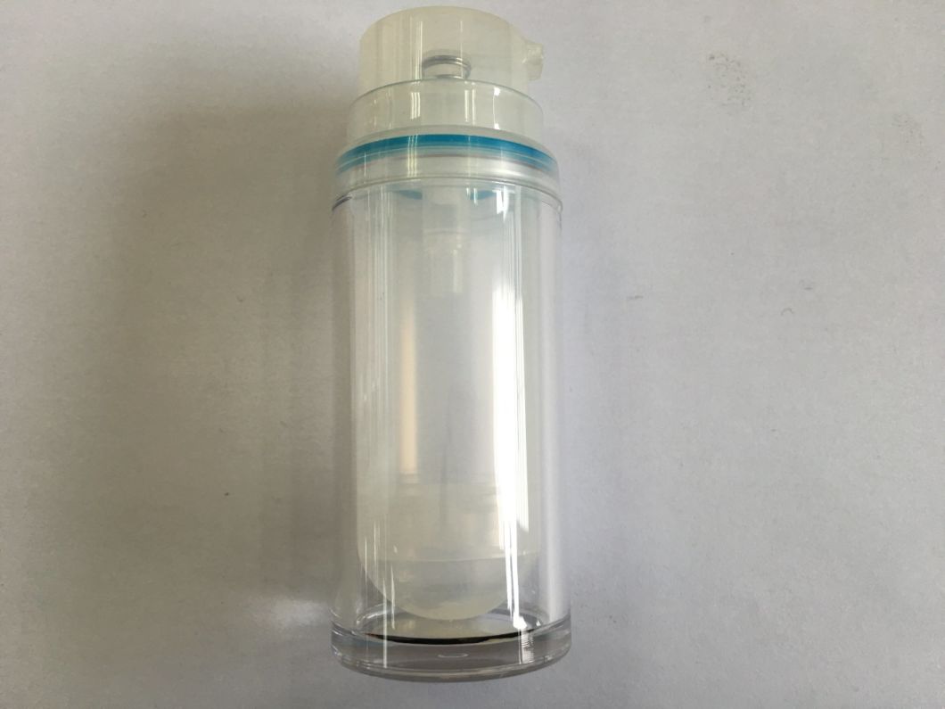 Round Plastic Airless Bottle with 50ml/30ml/15ml