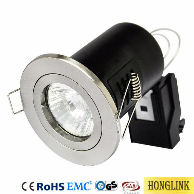 90mins Fire Rated Recessed Ceiling Downlight Housing, GU10 LED Spotlight for GU10 LED Bulbs