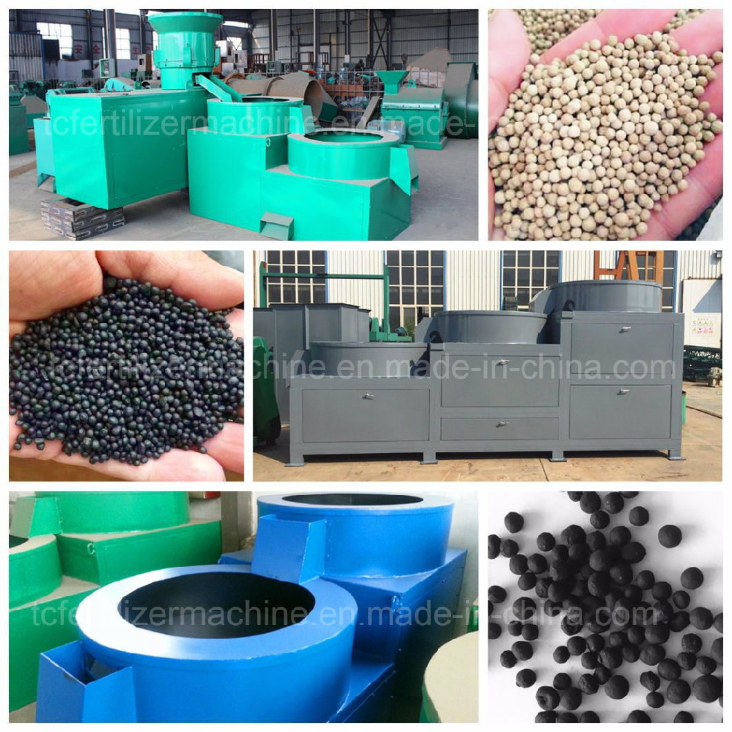China Sale Round Shape Organic Fertilizer Ball Granulating Machine