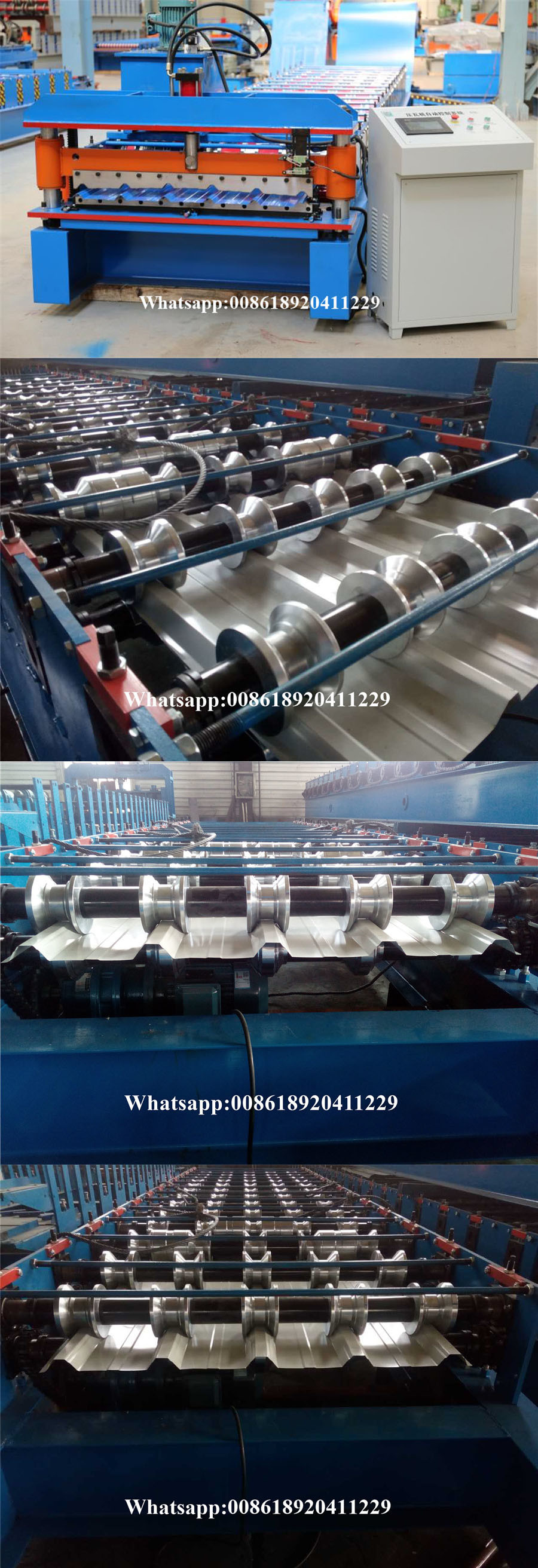 Iron Steel Metal Panel Roof Tile Forming Machine