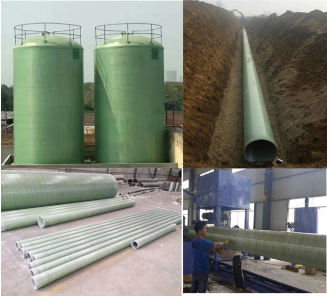 Water Supplying FRP/GRP High Pressure Pipe