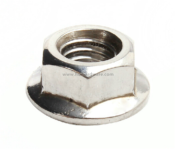 DIN 6923 Stainless Steel 304 A2-70 Hexagon Flange Nut
