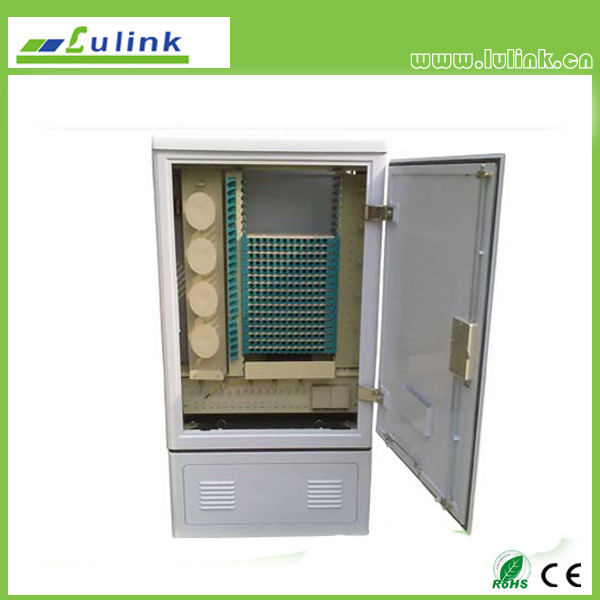 144core Outdoor Floor Mounted SMC Optical Fiber Cross Connect Cabinet