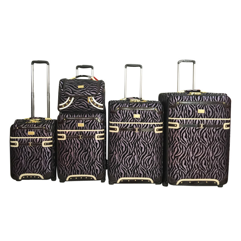 PU Leather Trolley Luggage Travel Bag Jb1502