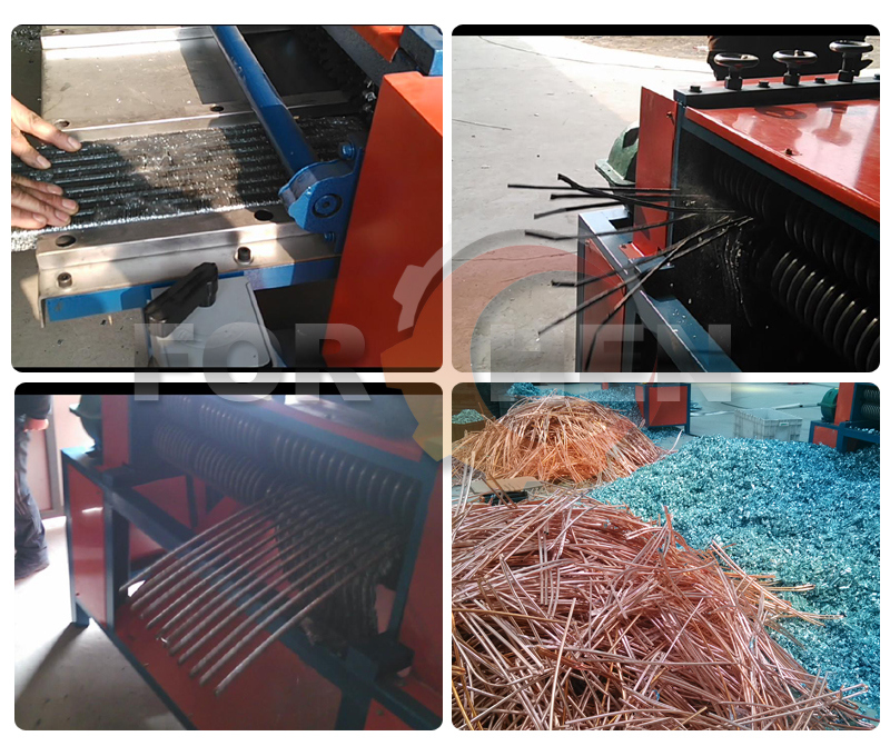 Scrap Copper Aluminum Radiator Stripping Machine