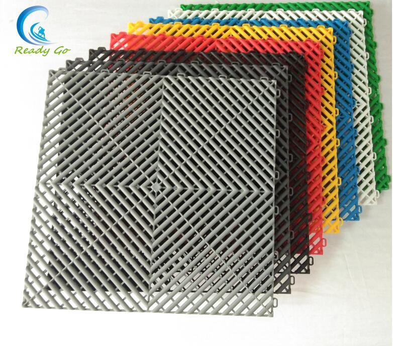 PP/PVC Anti-Slip Rubber/Plastic Garage Floor Mat