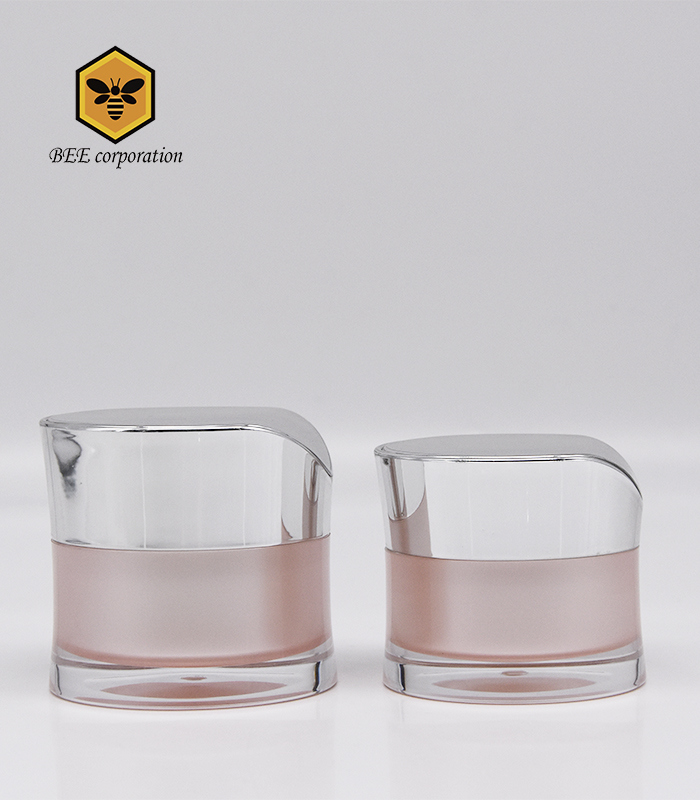 Irregular Diamond Aluminum Cosmetic Acrylic Jar Plastic Jar for Skincare (CS-30)