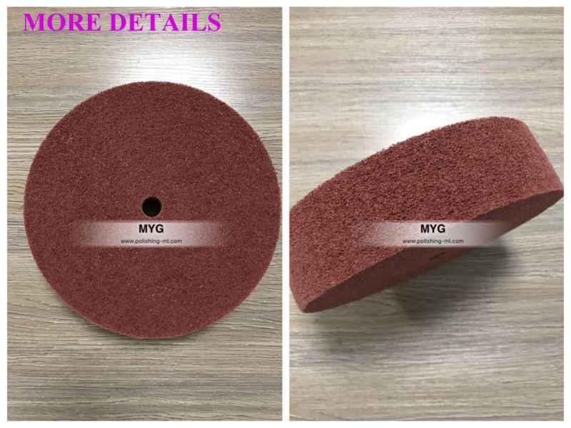Non Woven Cleaning Wheel with Square Hole