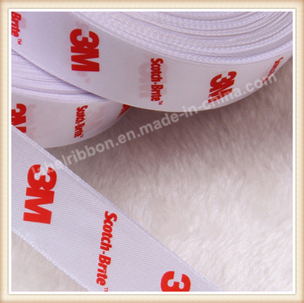 Satin Ribbon Polyester Ribbon with Printed Logo