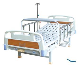 FM033 Hospital Patient Bed Expoxy Steel Manual Bed Single Crank Nursing Bed