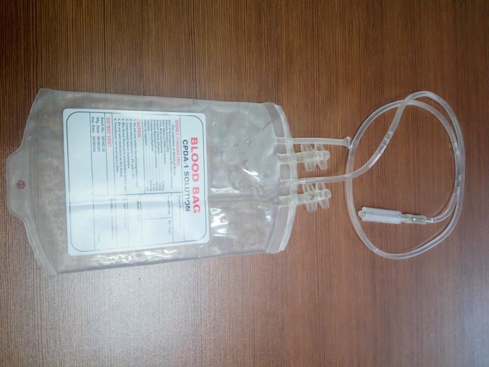 Medical Disposable PVC Blood Bag for Hospital Use