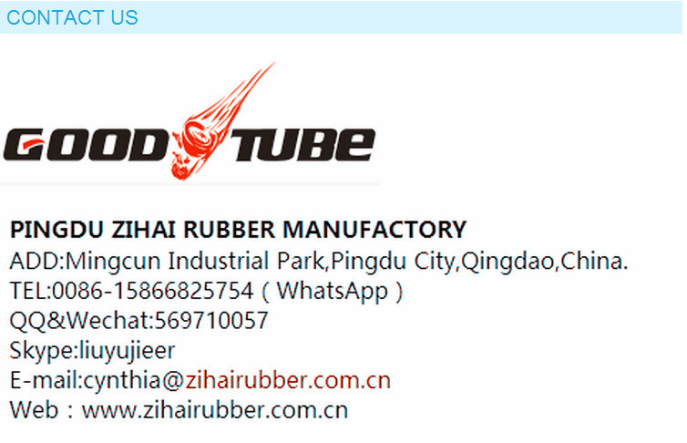 China Butyl Tire Inner Tube (155/165-13TR13, 175/185-14TR13)