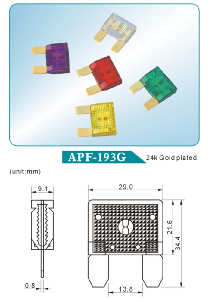 Maxi Blade Plug in Auto Fuse Maxi Auto Plug-in Fuses