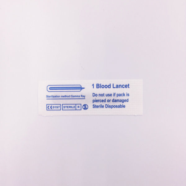 Disposable Medical Stainless Steel Blood Lancet Piece Type