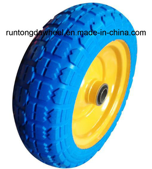 Wear-Resisting 300-8 Black PU Foam Tires
