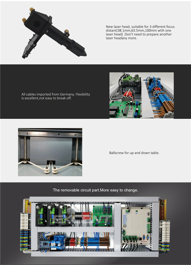 High-Speed Nonmetal CO2 Laser Cutting and Engraving Machine Es-1610