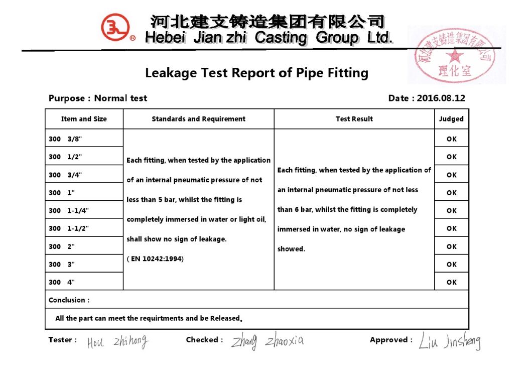 Malleable Iron Pipe Fittings Cap