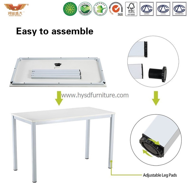 Easy Assemble Study Writing Straight Table for Home Office (T104)