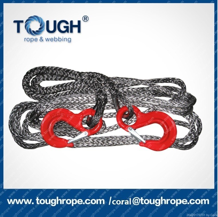 UHMWPE Fiber Vehicle Rope Kevlar Winch Rope