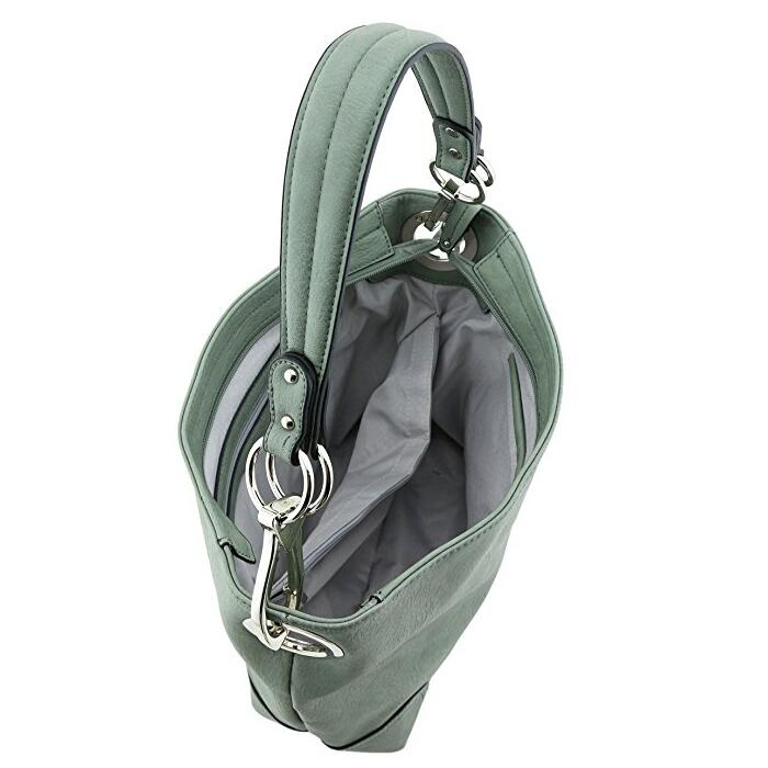 Amazon Hot Sale Women Sling Shoulder Bag with Side Snap Hook Hardware
